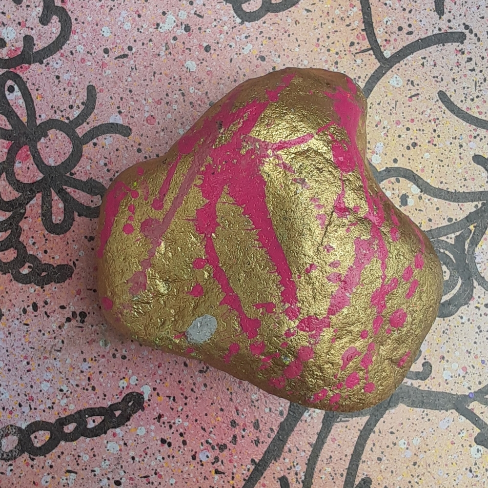 Pink and Gold rocks